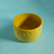 Cratere Vase - Sulfur Yellow