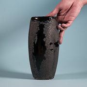 Fissure Disaster Vase - basalt black