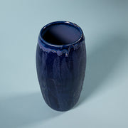Fissure Disaster Vase - azurite blue