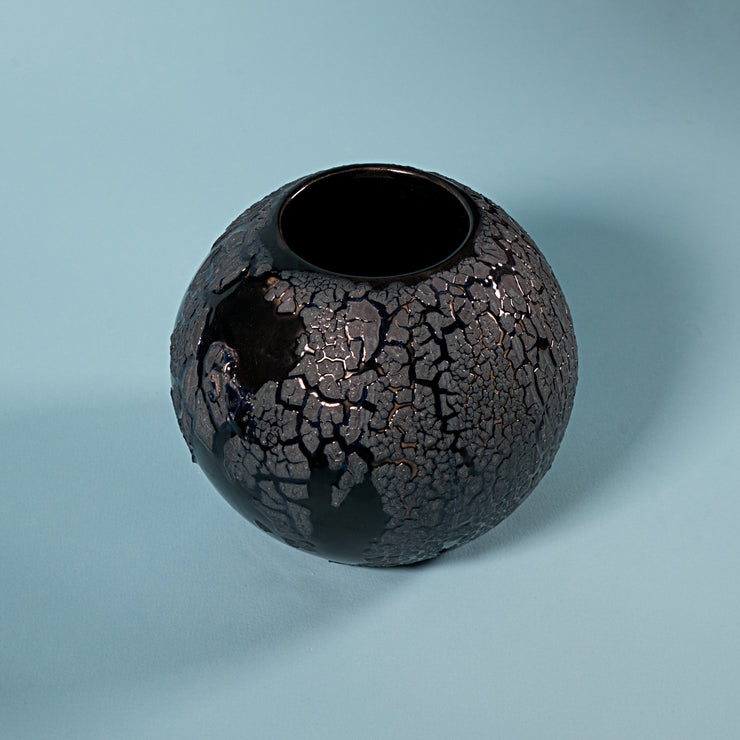Vase Pompéi - basalte noir III