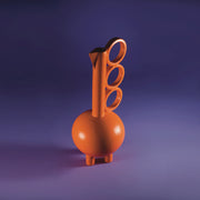 SINERGIA SC-1 arancio - Vaso ceramica - Paolo Santangelo X MENA FUECO studio