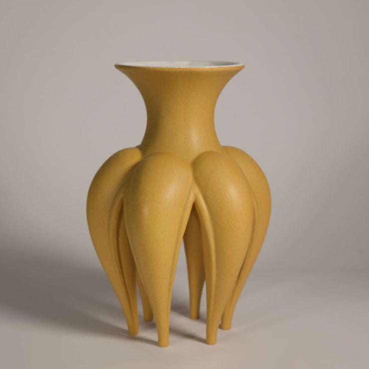 Vaso Polpo cuoio ceramica - XOPARO design X MENAFUECO studio