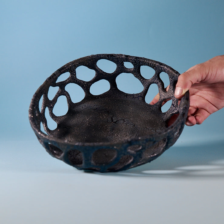 Lava fruit Bowl | contemporary ceramics -  MENA FUECO studio.
